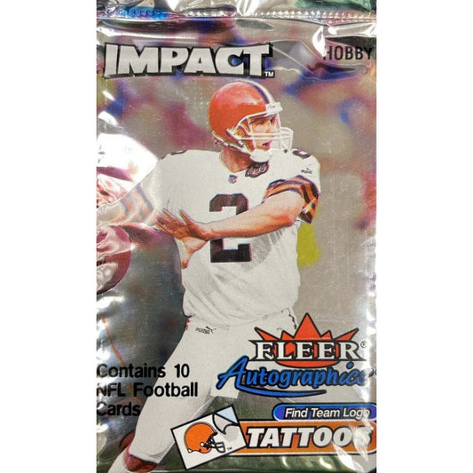 2000 Fleer Impact Football Hobby Pack