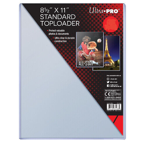 Ultra Pro 8.5x11 Toploader