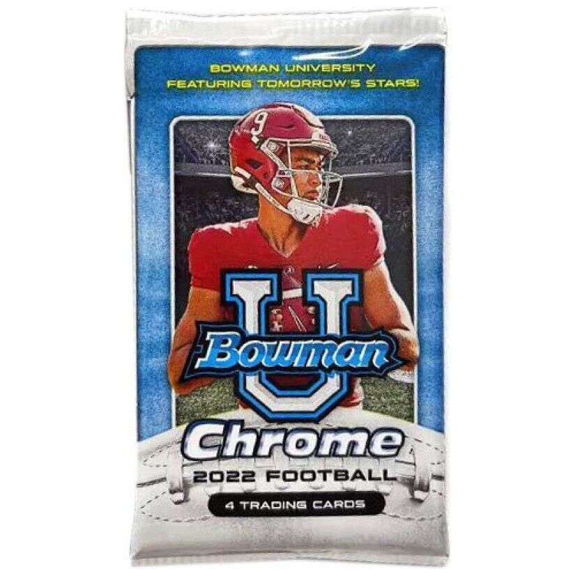 2022 Bowman U Chrome Football Retail Pack