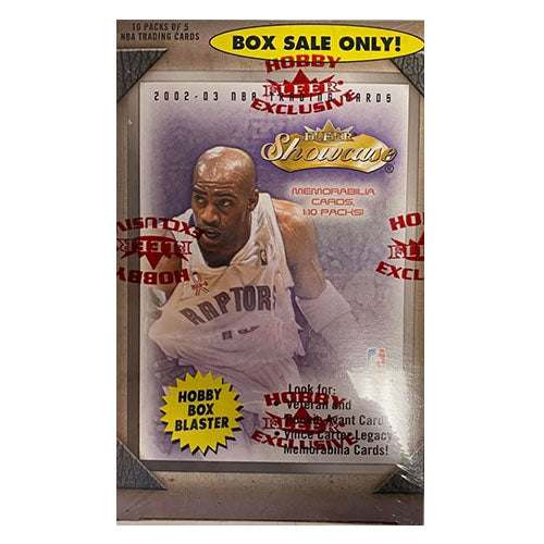 2002-03 Fleer Showcase Basketball Blaster Box